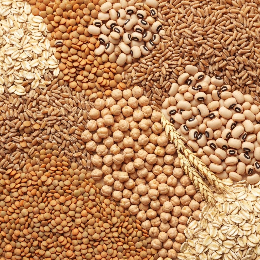 Grains and legumes